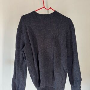 J. Crew Men's Dark Gray Crewneck Sweater